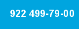 922 499-79-00